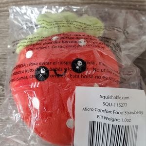 Squishable Strawberry Keychain (new)